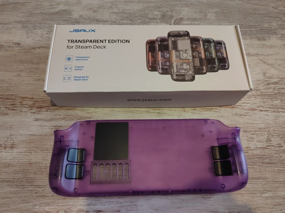 Capa traseira Steam Deck roxo