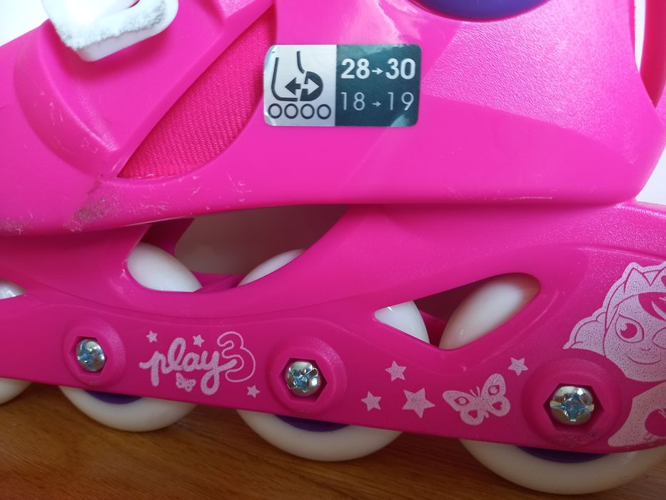Patins de Criança PLAY3 Rosa Violeta