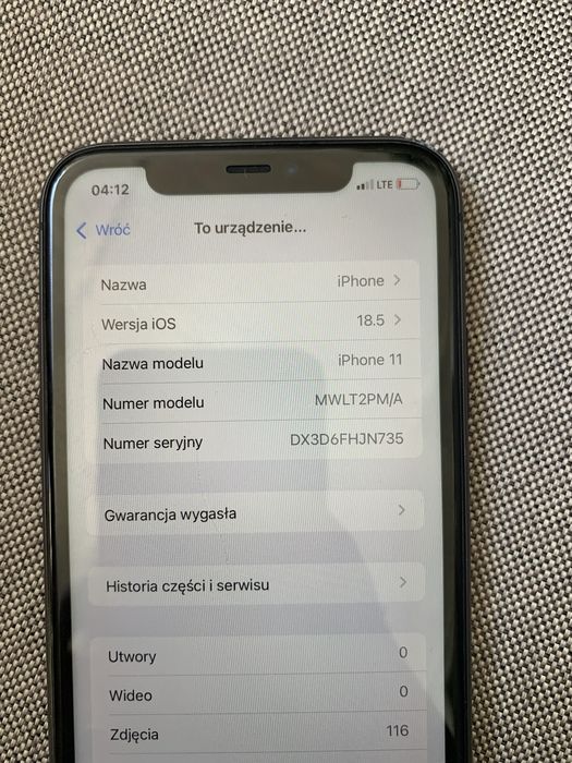Telefon generacji 11