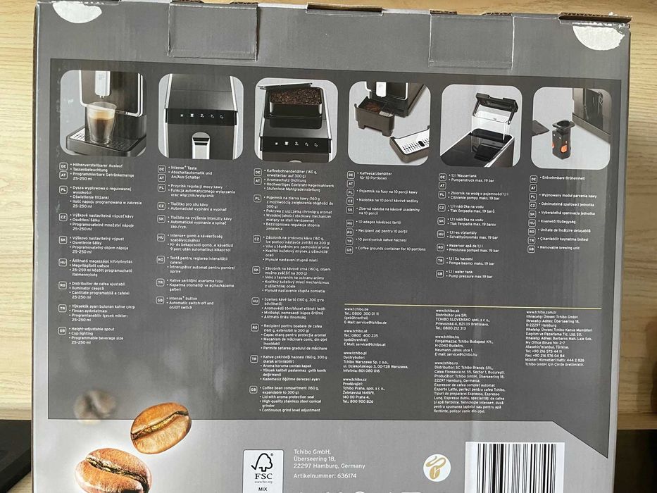 ekspres do kawy automatyczny z młynkiem Tchibo Esperto