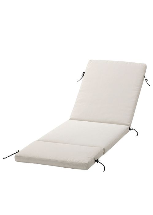 Almofada C/capa para espreguiçadeira, exterior beje, 190x60cm - Ikea