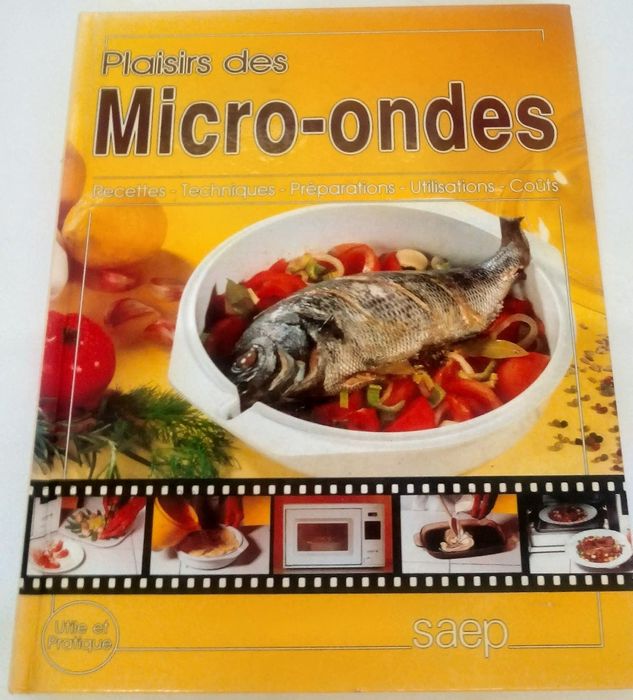 Livro Les plaisirs des Micro-ondes (peixes) / Língua Francesa