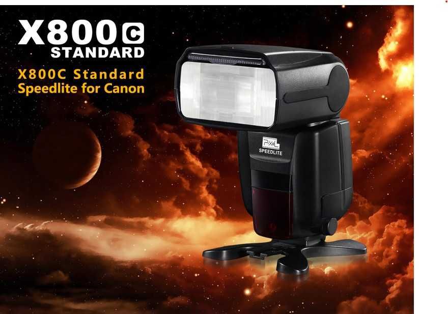 Flash Canon Pixel X800C na caixa e bolsa como novo,TEMOS Outros Flashs