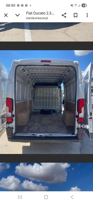 Aluguer de Carrinha Fiat Ducato Maxi – Ideal para Mudanças e Cargas | Ampla, Fiável e Pronta a Circular