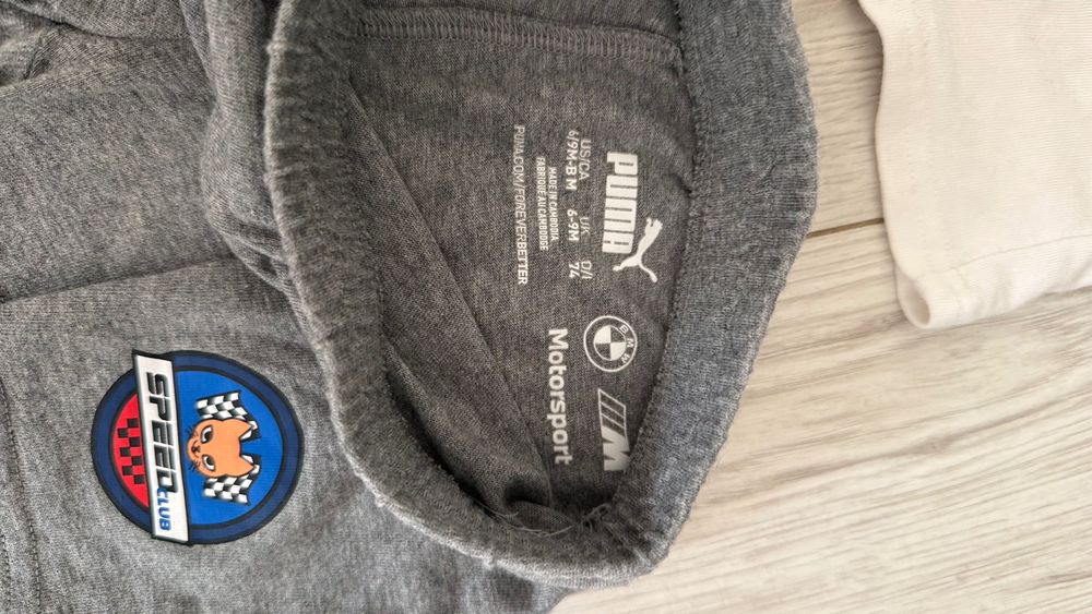 Костюм літній (шорти+футболка) для хлопчика 74см BMW/puma