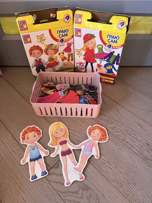 Магнітна гра ляльки+одяг