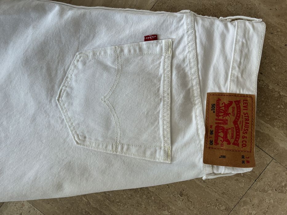 Męskie spodnie jeansy Levis 501 W 36 / L 30  XXL made in Mexico stan idealny