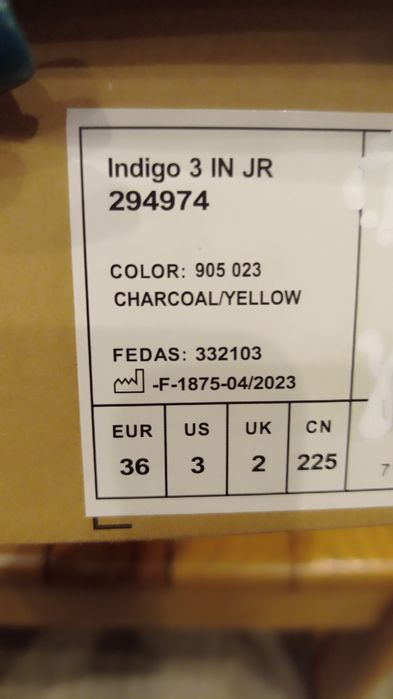 Бутси Indigo 36 р.