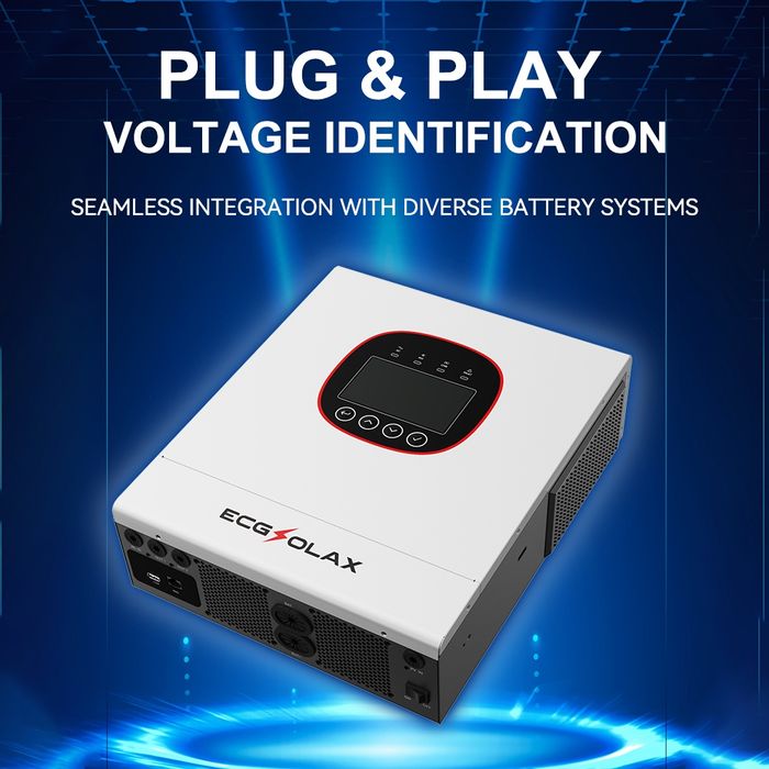 Гібридний інвертор Ecgsolax 48v 6500W 120a