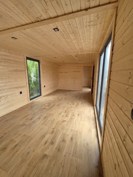 Domek drewniany całoroczny mobilny 41.5m2