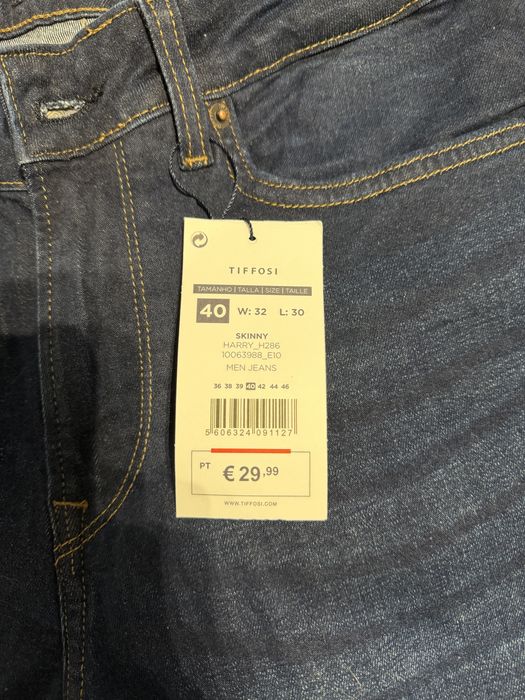 Calças Jeans Tiffosi Skinny Harry – Novas c/ Etiqueta