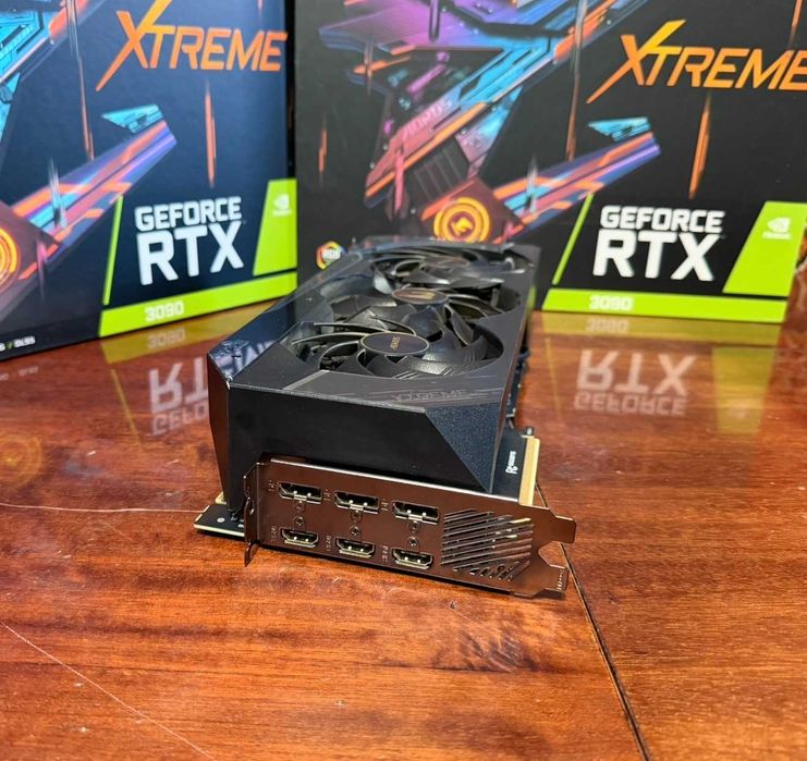 2шт! Видеокарты nvidia rtx 3090 24gb Aorus Xtreme Gigabyte