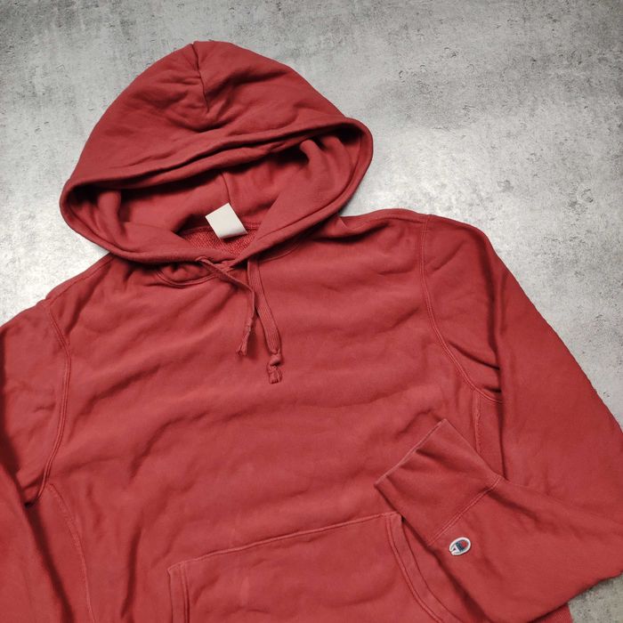 MĘSKA Bluza PREMIUM Bawełna Ruda Pętelka Haft Logo Champion Dresowa