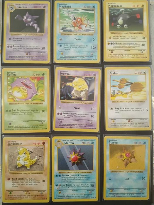 Pokemon TCG Base Set (Shadowless) coleção