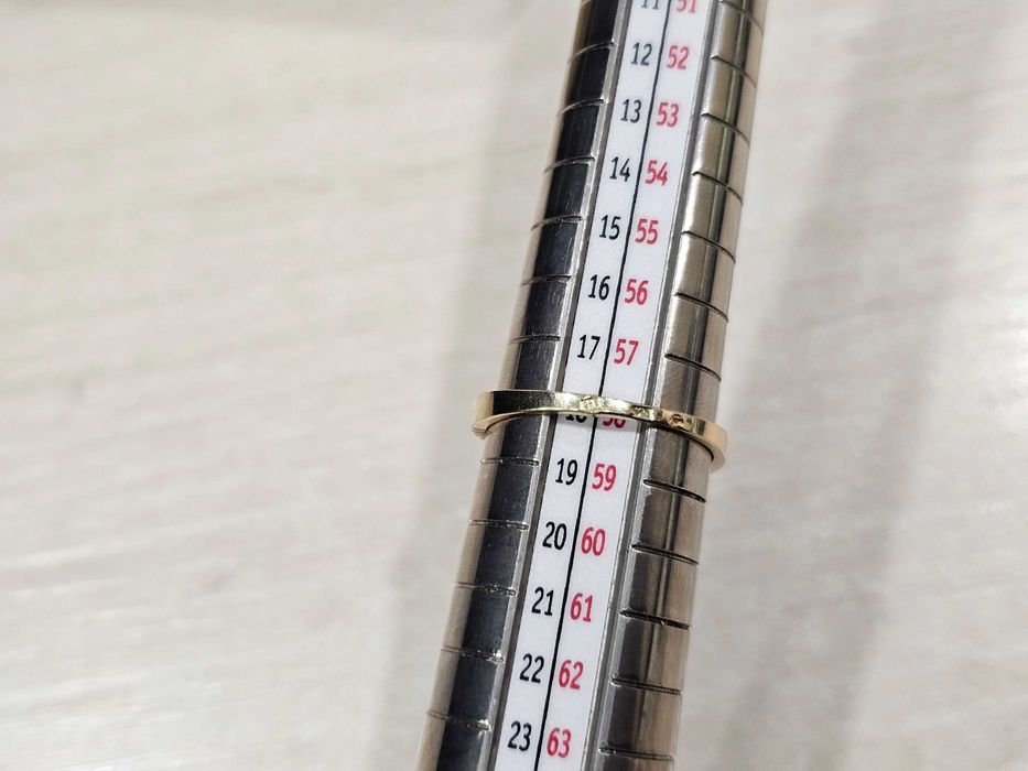 Nowy złoty pierścionek koronka PR 585