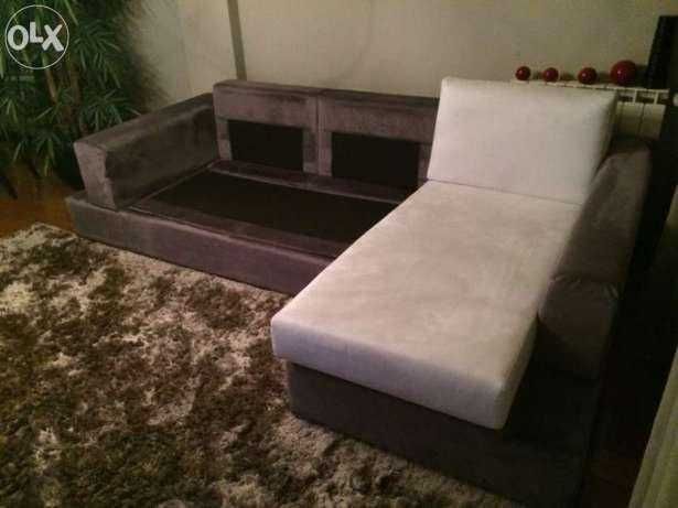 Sofá Cama c/ Chaise Longue - Último Preço