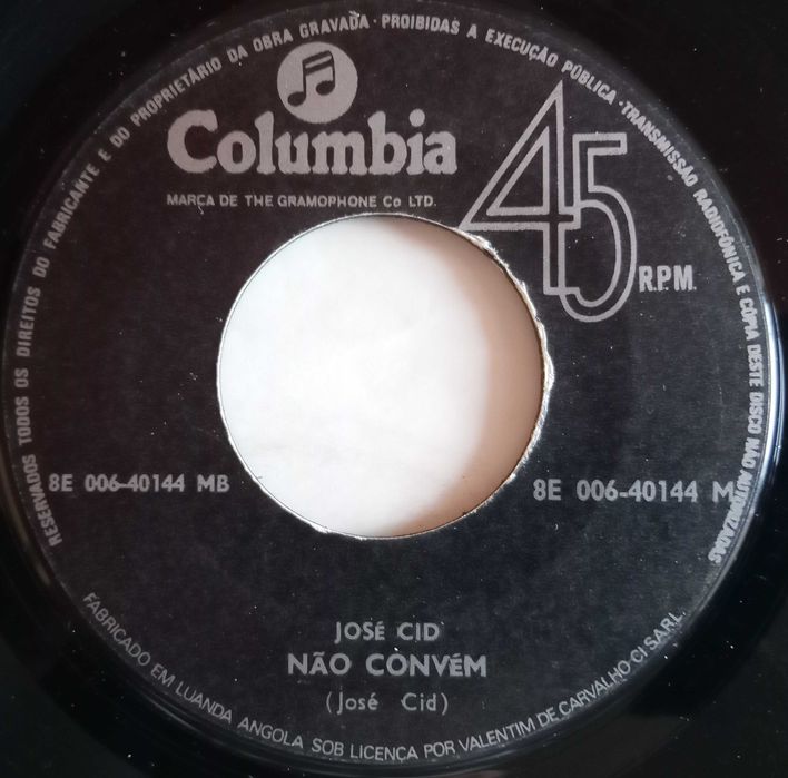 José Cid	- - - - -	Dom Fulano	- - - - -	Single