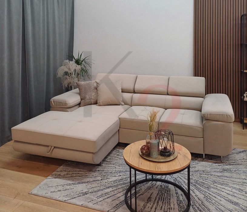 Narożnik ALEX MINI, kanapa rogówka USB rozkładana do salonu +gratis