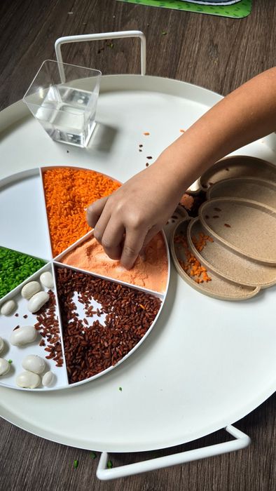 Taca sensoryczna, do zabaw sensorycznych Montessori