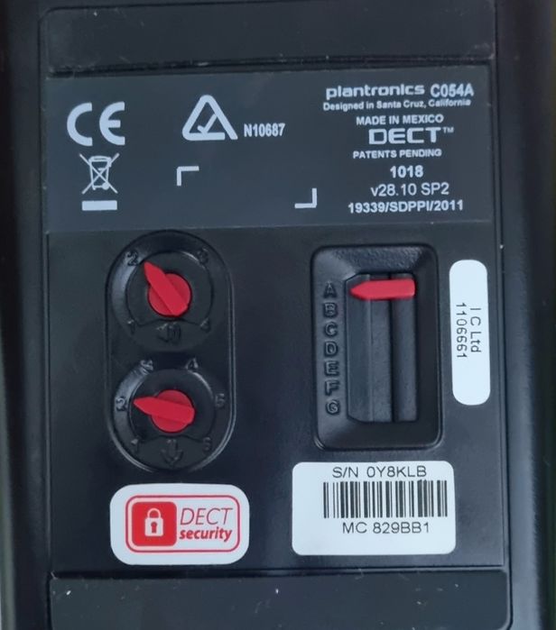 Headset Plantronics C054A (novo)