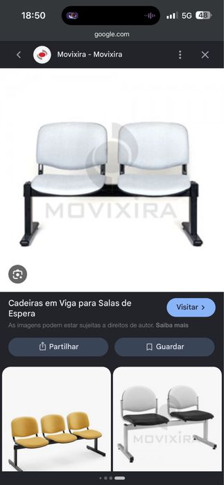 Cadeiras de espera