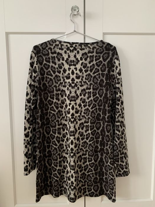 Sukienka panterka ciepła na zimę Paramour M/L