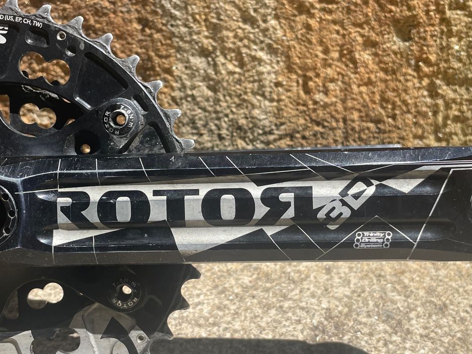 Pedaleira Rotor 3D com Q-Rings