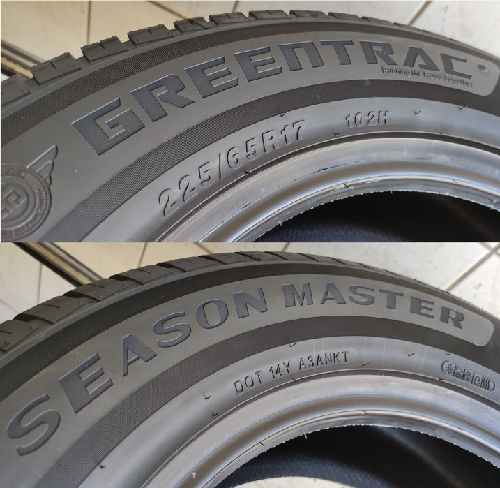 2x 225/65R17 Greentrac Season Master C/B/71dB 2026r 3 lata gwar.