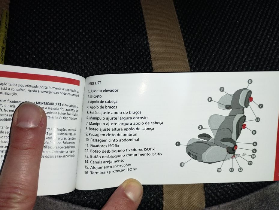 Cadeira Auto Montecarlo R1 isofix