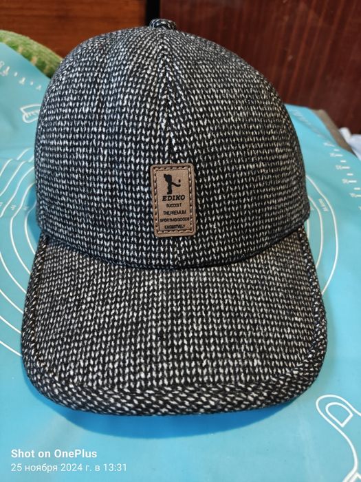 Кепка тёплая бейсболка