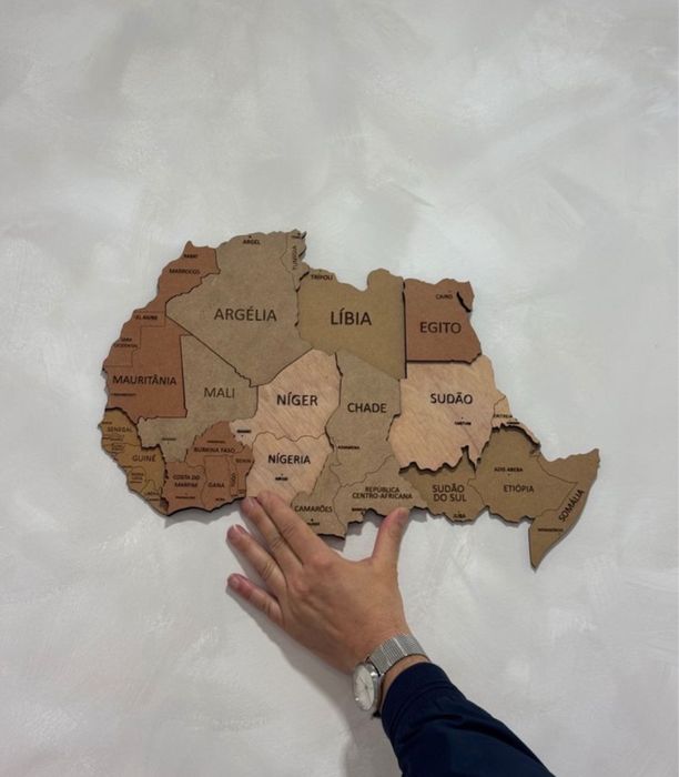 Mapa Mundo Madeira