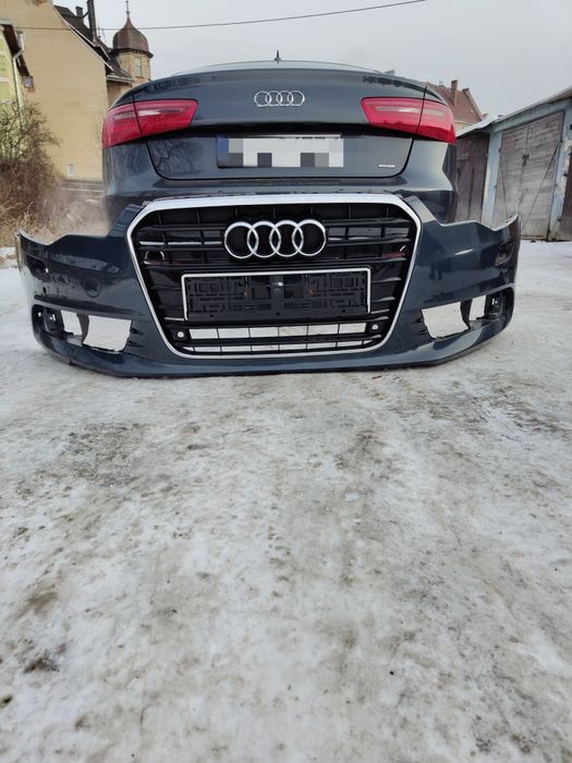 Zderzak przedni Audi A6 C7, grill,