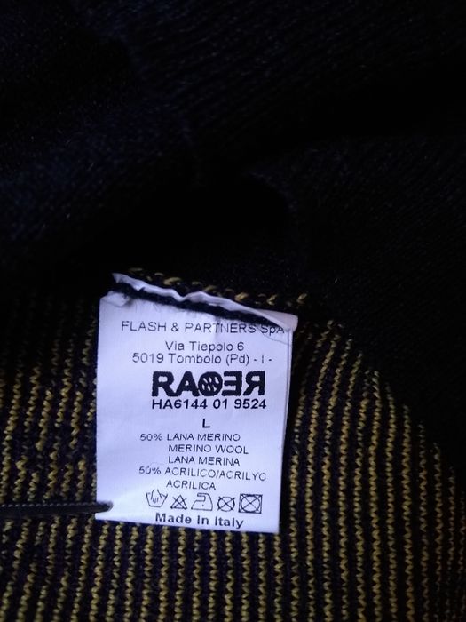 NOWY  Made in Italy, Elegancki męski sweter, 50% Merino, Rozmiar M/L