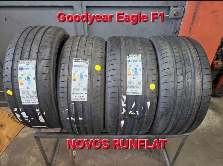 Conjunto de 4 Pneus NOVOS  245/40R19 Runflat  + 275/35R19 Runflat