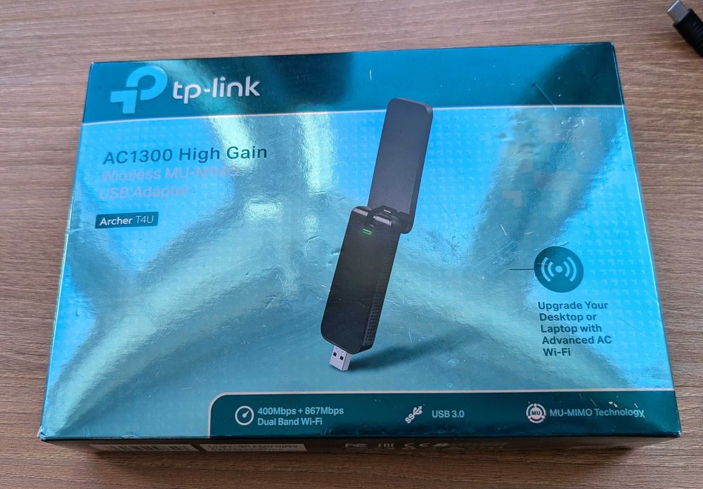 Мережевий адаптер TP-Link Archer T4U (802.11ac, 2.4/5Ghz)
