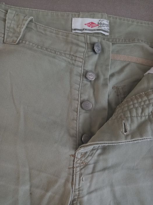 LEE COOPER bermudy męskie W31 pas 82 beżowe bawełna