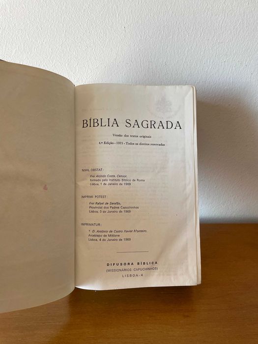 Bíblia Sagrada - Difusora Bíblica [1971]