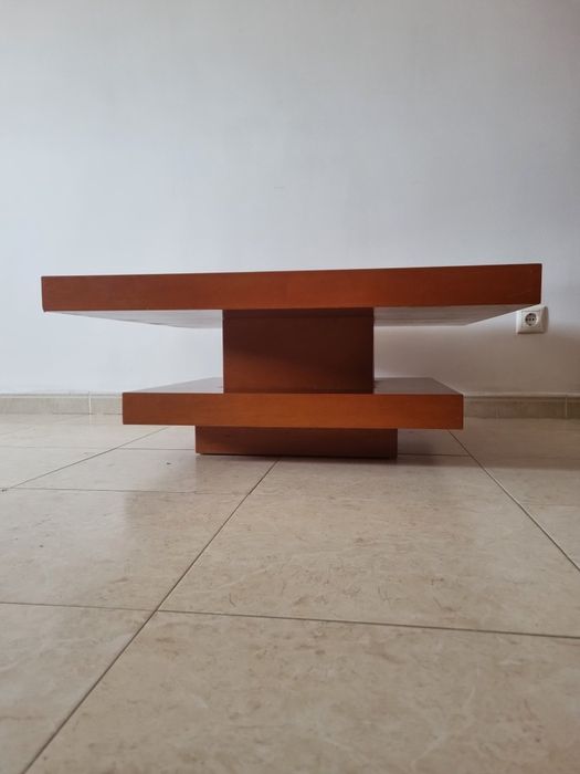 Sofa e mesa de centro madeira maciça
