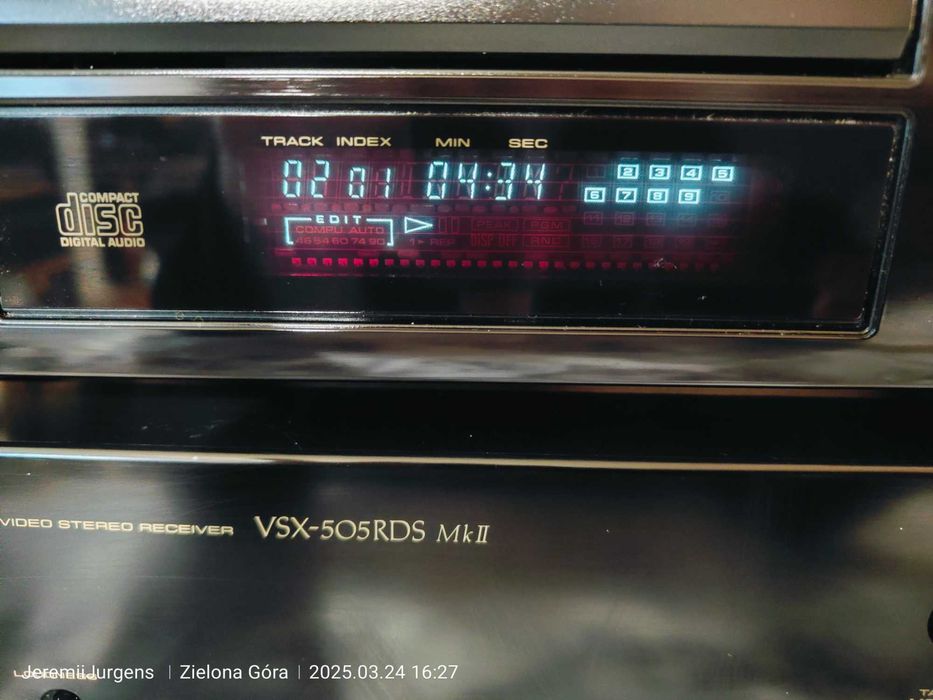 PIONEER 100% Sprawny Amplituner VSX-505RDS MKII + CD Odtwarzacz PD-106