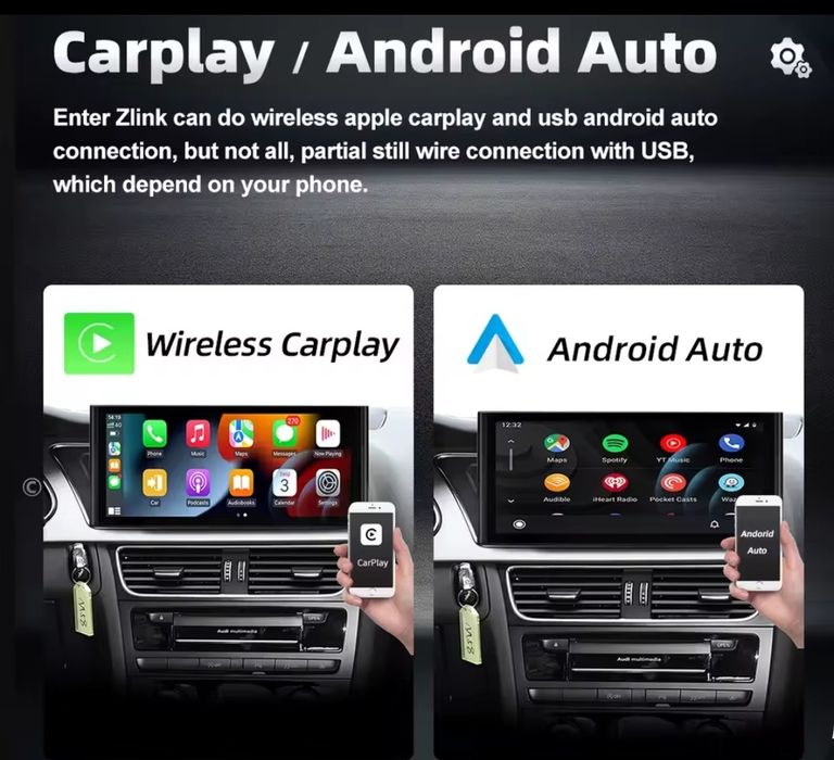 Автомагнітола android audi Q5 2009-2016 мультимедіа