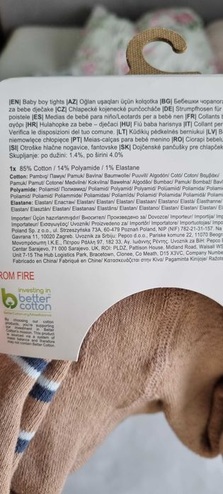 Nowe rajstopki 74/80 oraz skarpetki 18 do 20 5.10.15 jak H&M