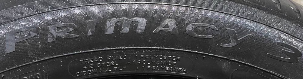 Шины б у 205/55R17 MICHELIN PRIMACY 3 летняя