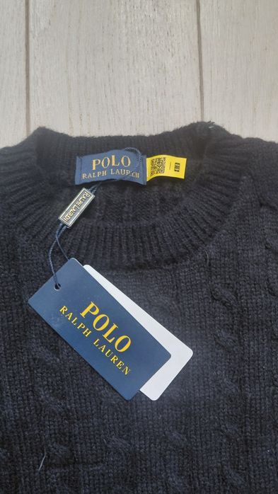 Czarny sweter Ralph Lauren