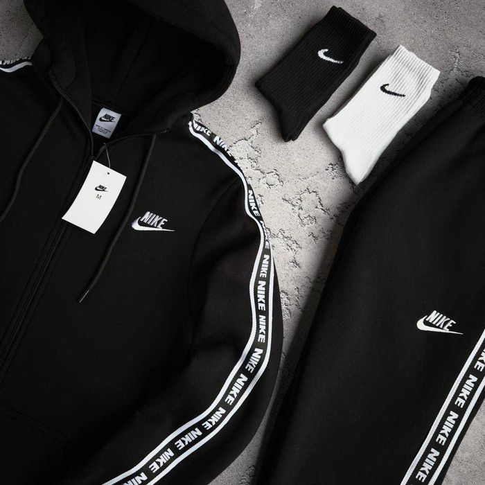 Чоловічий костюм Nike теплий: зіп худі-штани