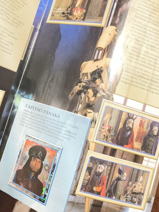 Caderneta Star Wars Panini em Português