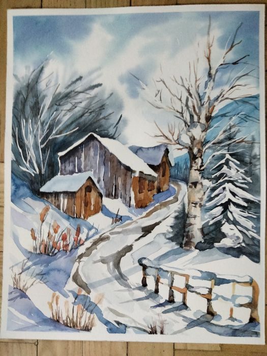 Sprzedam akwarele40/30cm