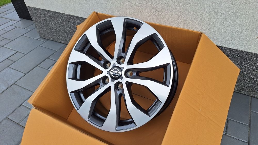Nowe Alufelgi 5x114,3 R17 Renault Megane IV Kadjar Captur Nissan Qashqai Dacia