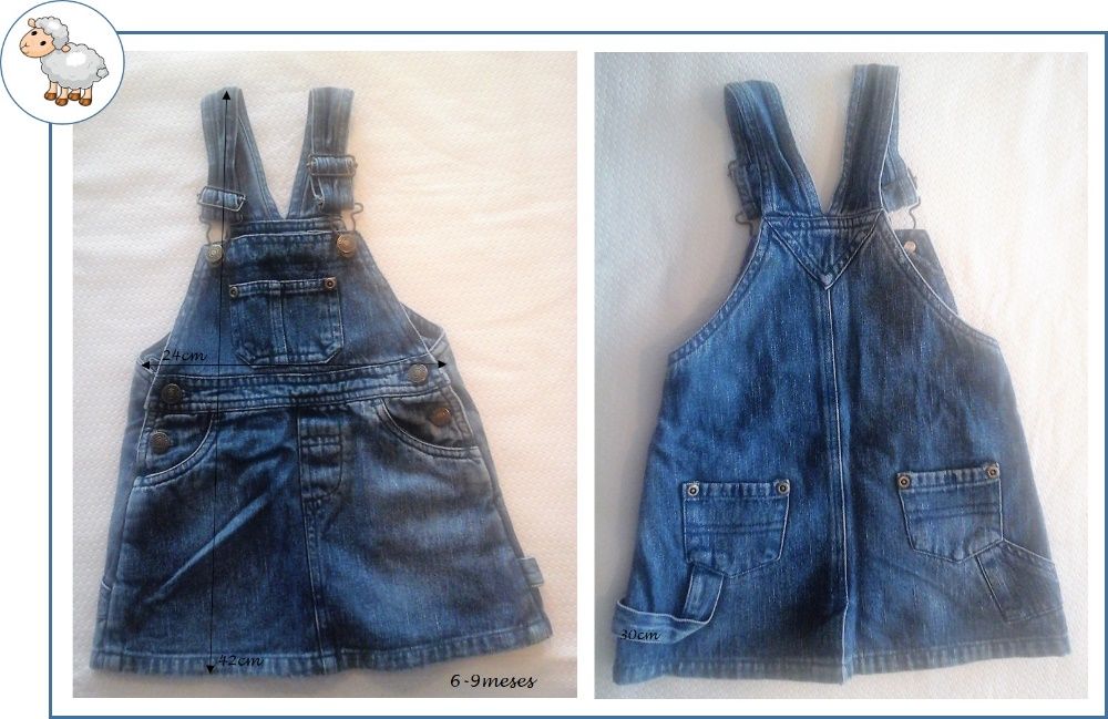 6-12M Menina Outono/ Inverno - vários artigos