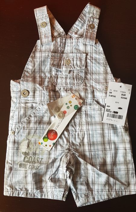 Nowe ogrodniczki Boboli rozmiar 62