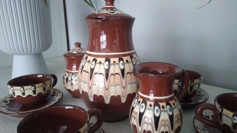 Ceramiczny komplet  z Rumunii